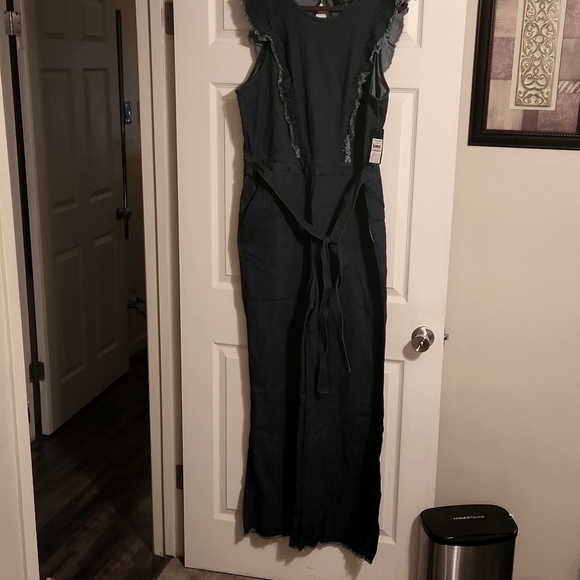 RACHEL Rachel Roy plus size denim jumpsuit - Picture 3 of 8